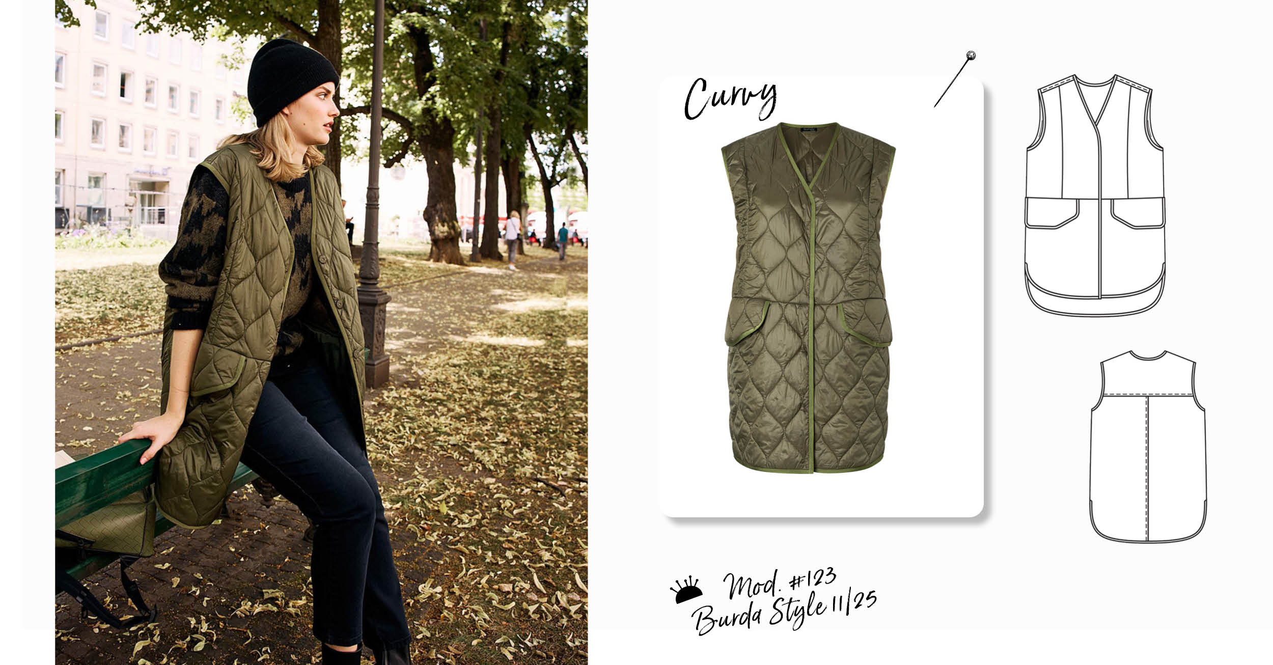 Curvy fashion: chic utility style Curvy fashion: chic utility style