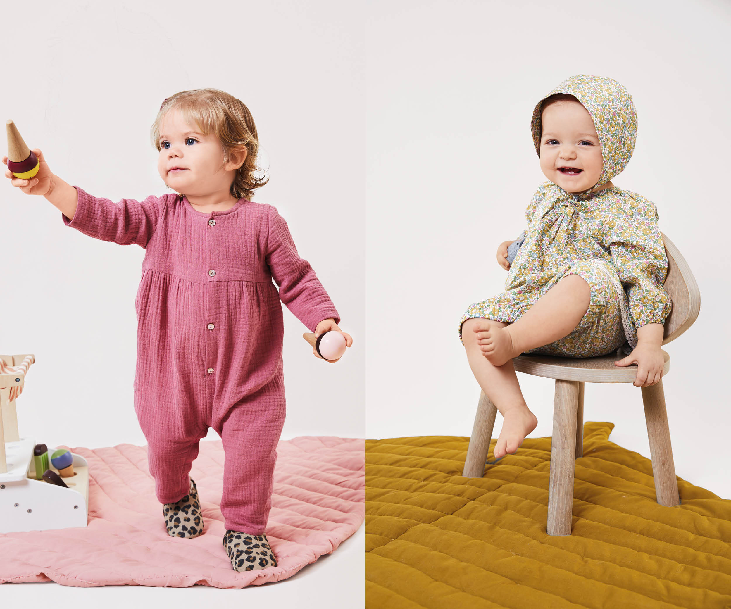Baby collection: romper and coordinated set Baby collection: romper and coordinated set