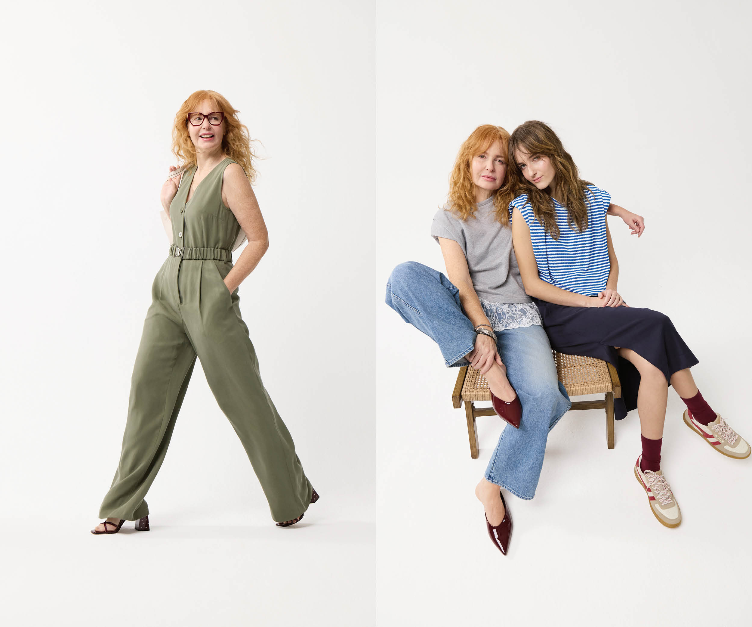 Like mother, like daughter: one cut, two looks