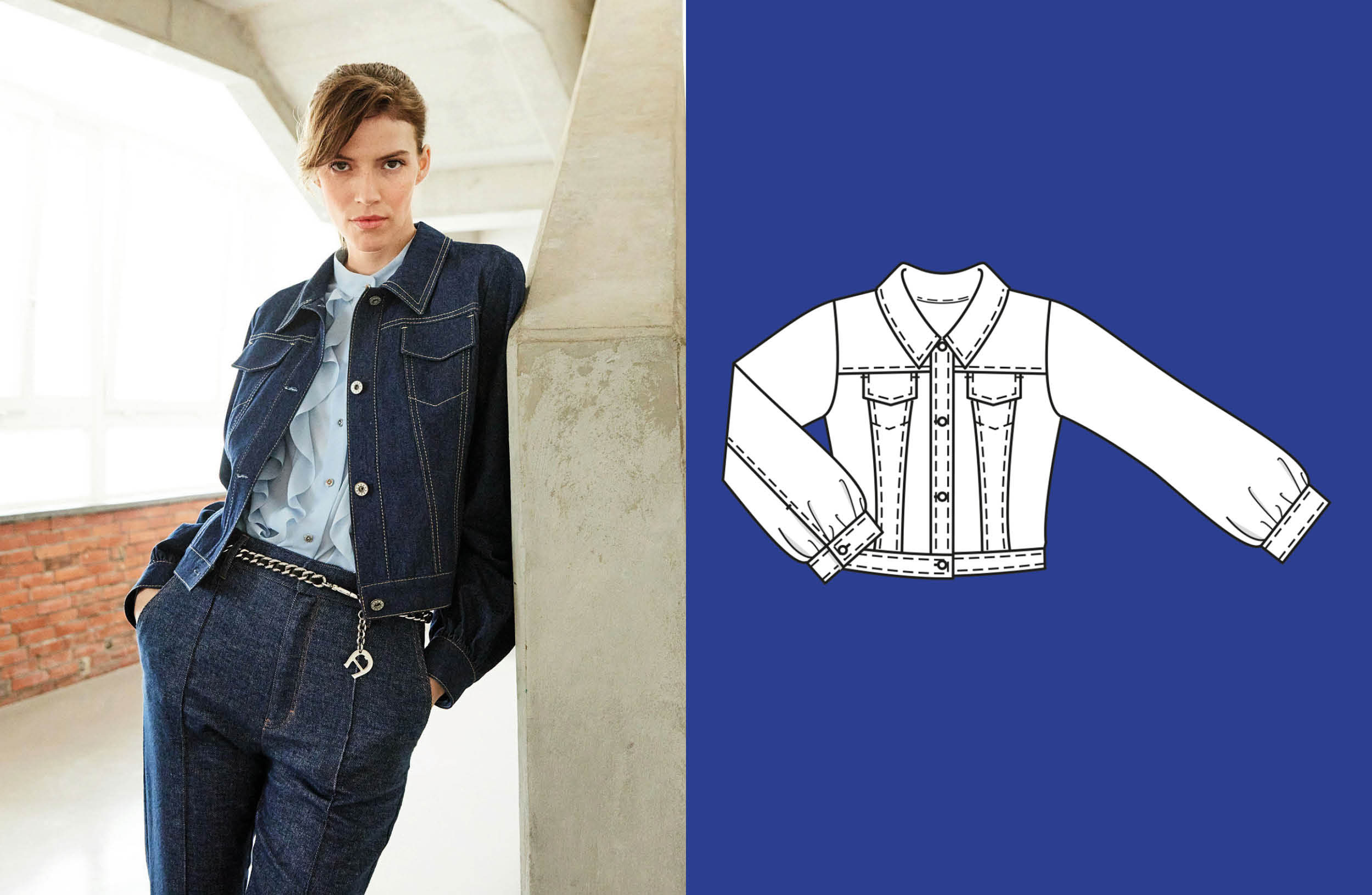 Denim Jacket 113 | Burda Style 02/24