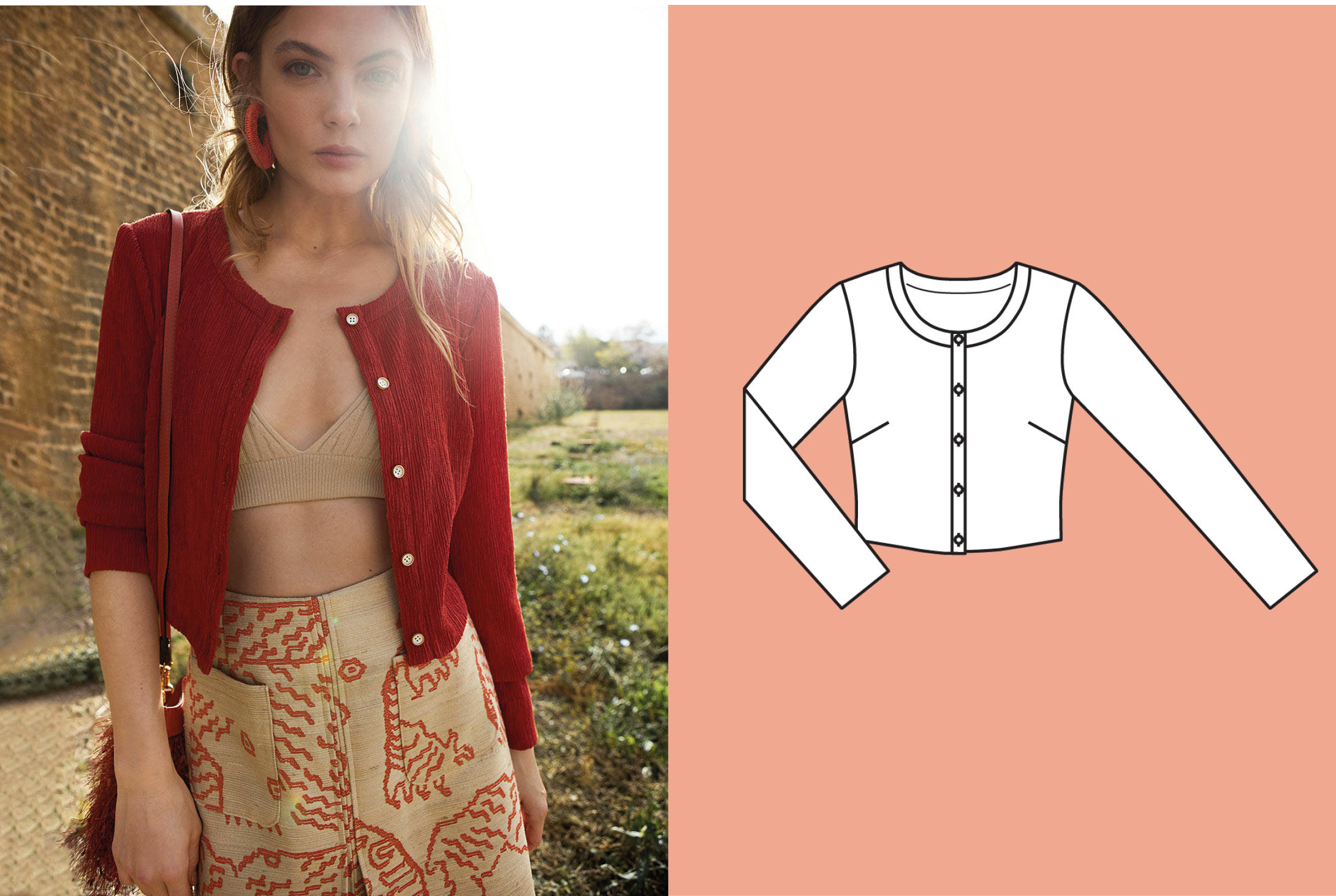Polyester Jacket 119 | Burda Style 05/25