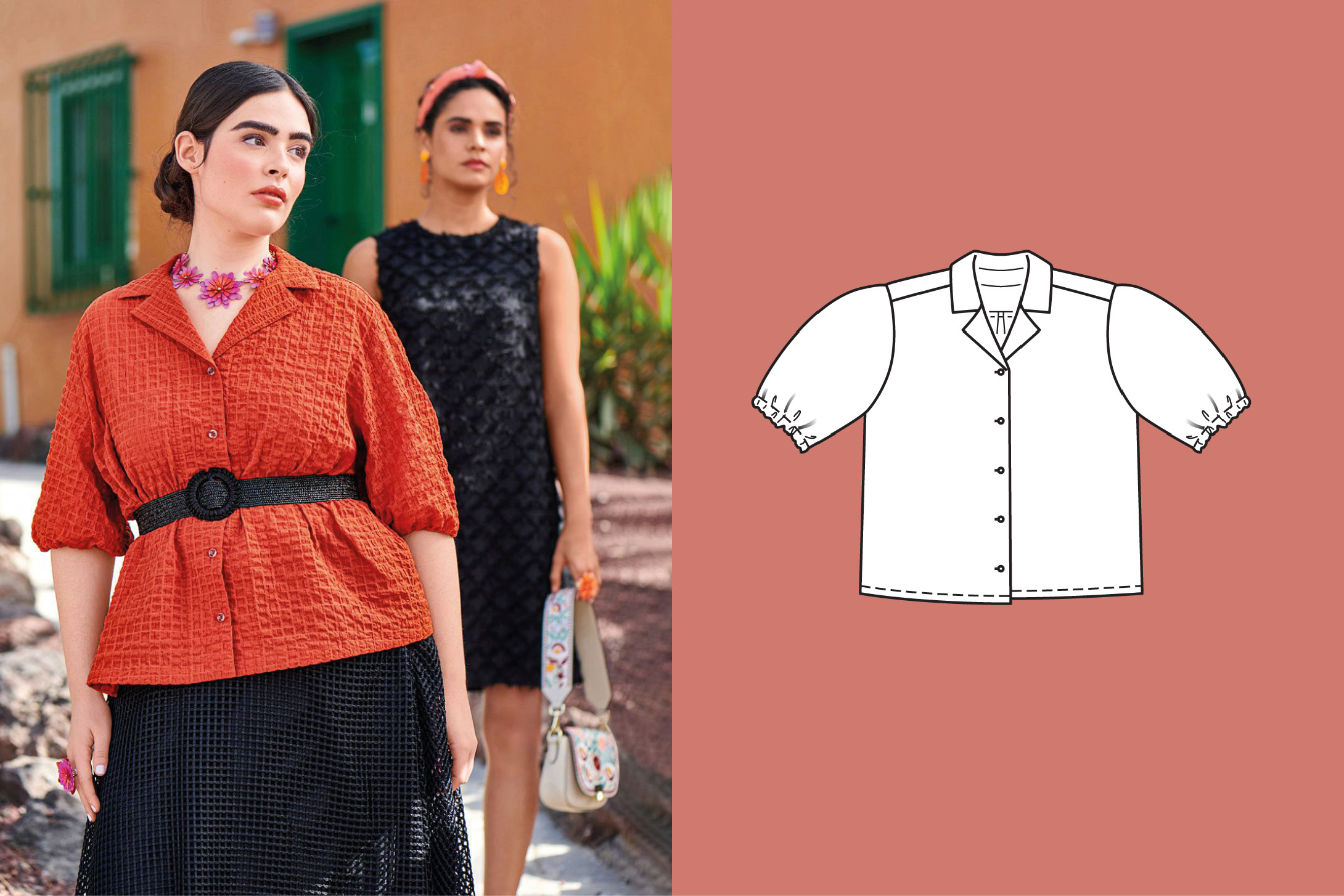 Viscose Blouse 115 | Burda Style 07/24 Viscose Blouse 115 | Burda Style 07/24