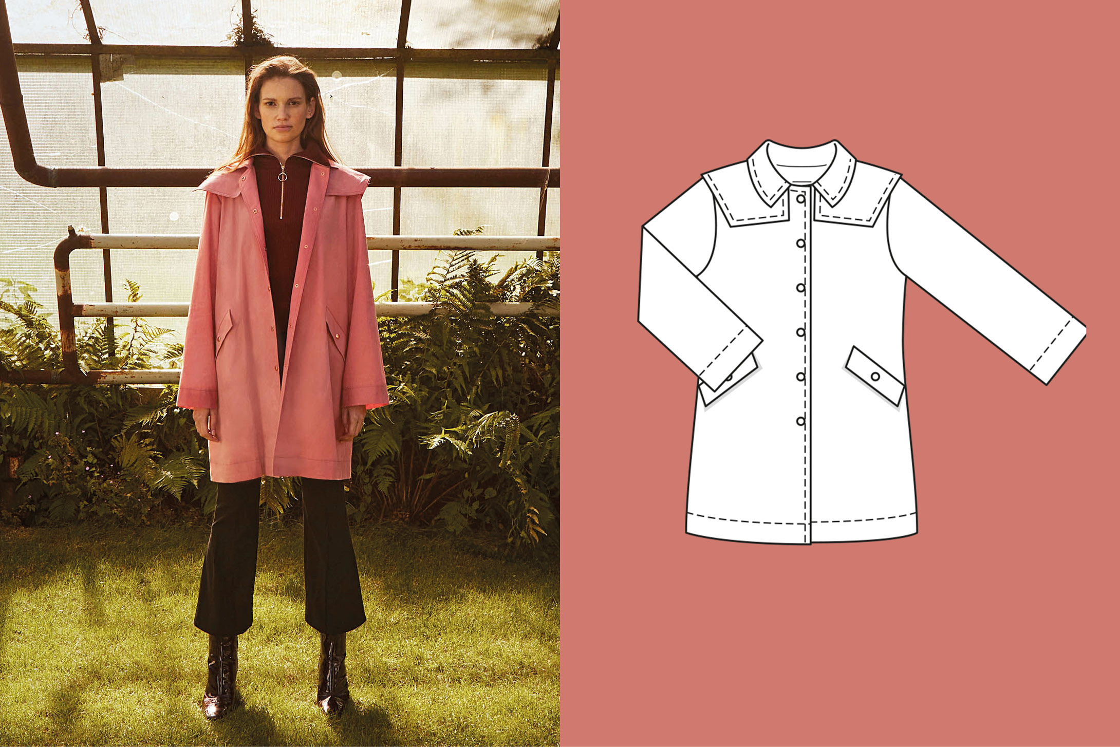 Cotton Coat 111 | Burda Style 02/23 Cotton Coat 111 | Burda Style 02/23