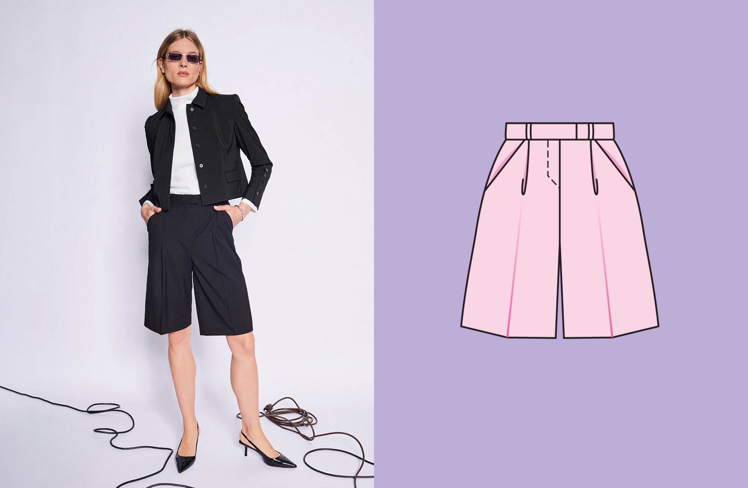 Techno Stretch Bermudas 116 | Burda Style 02/25