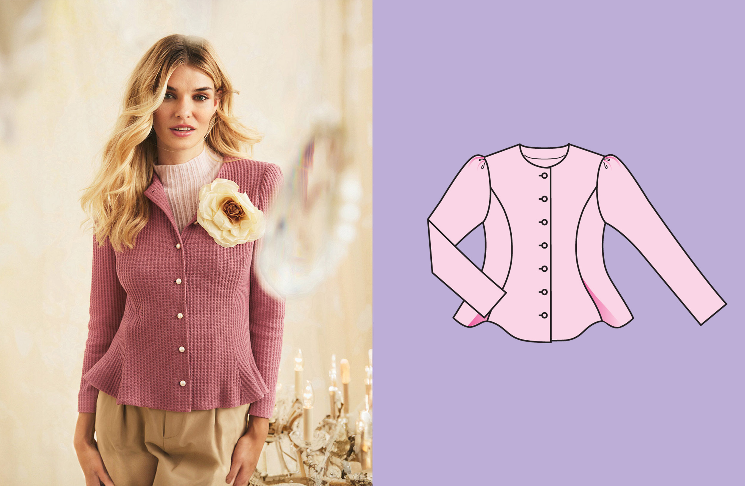 Knit Cardigan 112 | Burda Style 03/25