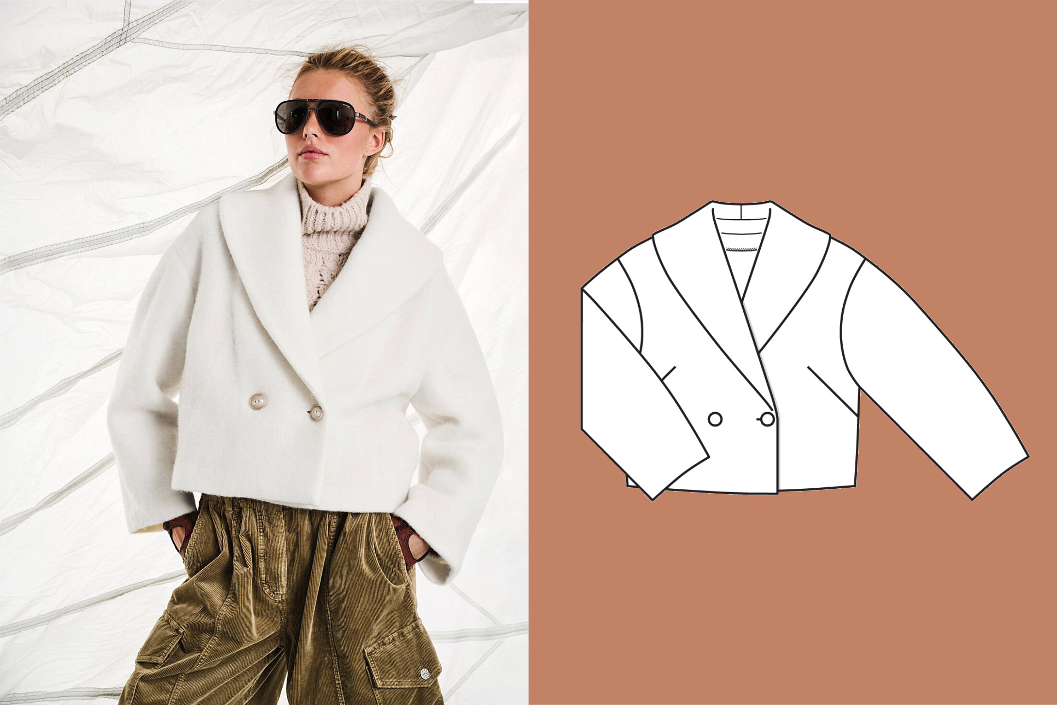 Wool Blouson 110 | Burda Style 10/25 Wool Blouson 110 | Burda Style 10/25